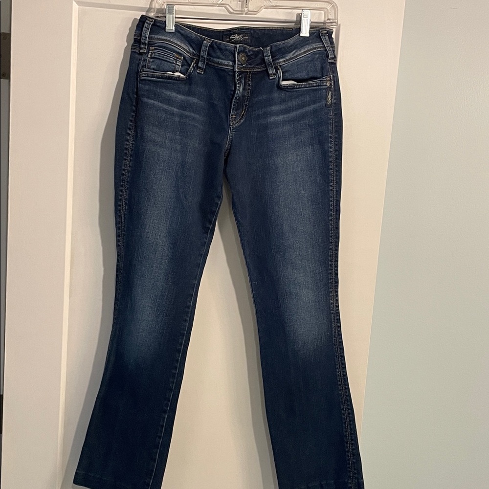 Silver Suki Slim Boot Cut Jeans 30x33 Dark Wash No Stains or Flaws